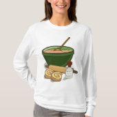 Kaneel Roll Baking Ingrediënten Gezellige Keuken T-shirt (Voorkant)