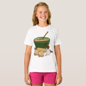 Kaneel Roll Baking Ingrediënten Gezellige Keuken T-shirt (Voorkant volledig)