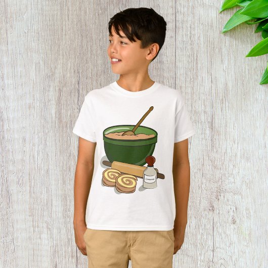 Kaneel Roll Baking Ingrediënten Gezellige Keuken T-shirt