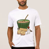 Kaneel Roll Baking Ingrediënten Gezellige Keuken T-shirt (Voorkant)