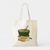 Kaneel Roll Baking Ingrediënten Gezellige Keuken Tote Bag (Achterkant)