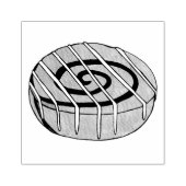 Kaneel Roll Bun Gebak Bakkerij Ontbijt Voedsel Rubberstempel (Afrduk)