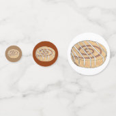 Kaneel Roll Bun gebak gebakken goederen Bake Sale Confetti (Achterkanten)