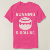 Kaneel Roll Hardlopen en Rolling Pastry Chef T-shirt (Design voorkant)