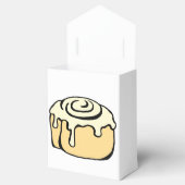 Kaneel Roll Honey Bun Wit Cartoon Design Schattige Bedankdoosjes (Geopend)