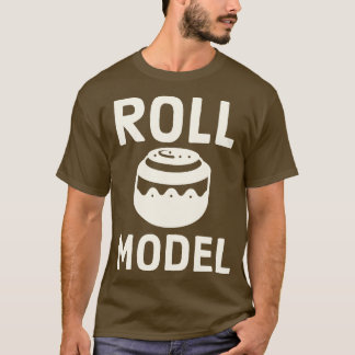Kaneel Roll Model voor Meisjes Gebak Chef T-shirt