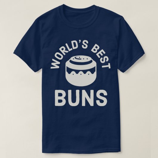 Kaneel Roll Pastry Chef Worlds Beste broodjes voor T-shirt (Design voorkant)
