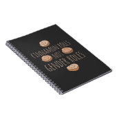 Kaneel rollen niet geslacht rollen notitieboek (Rechterzijde)