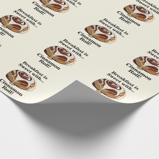 Kaneel Rolls Sweet Bun Pastry Cadeaupapier (Hoek)