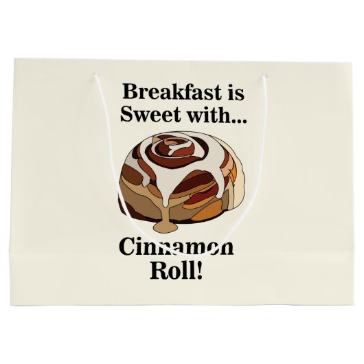 Kaneel Rolls Sweet Bun Pastry Groot Cadeauzakje (Achterkant)