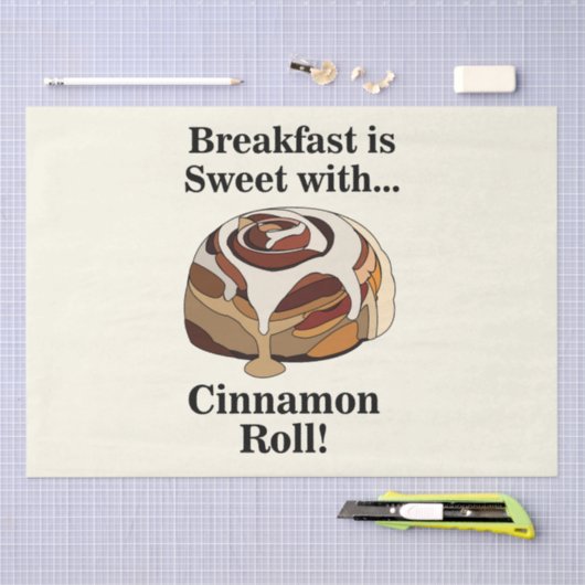 Kaneel Rolls Sweet Bun Pastry Tissuepapier (Craft)