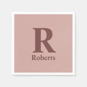 Kaneel Roos Initiaal/Voornaam/Familienaam Servet