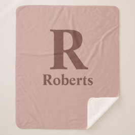 Kaneel Roos Initiaal/Voornaam/Familienaam Sherpa Deken