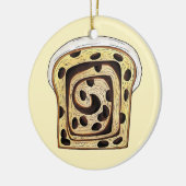 kaneel rozijn brood bakken broodbereiding keramisch ornament (Links)