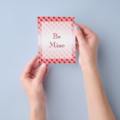 Kaneel snoepjes harten rood en roze flyer (Hand)
