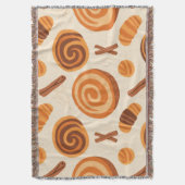 Kaneel Wervelt Gezellig Seizoen - Herfst Deken (Voorkant Verticaal)