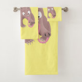 Kaneelaarvark cartoon bad handdoek (Insitu)