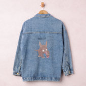 Kaneelaarvark cartoon denim jacket (Hangar)
