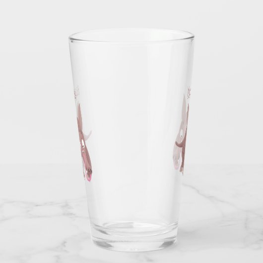 Kaneelaarvark cartoon glas (Rechts)