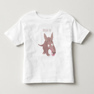 Kaneelaarvark cartoon kinder shirts