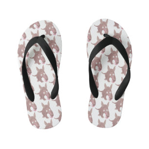 Kaneelaarvark cartoon kinder teenslippers