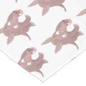 Kaneelaarvark cartoon korte tafelloper (Hoek)