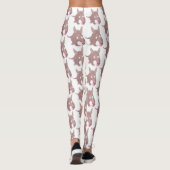 Kaneelaarvark cartoon leggings (Achterkant)