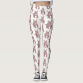 Kaneelaarvark cartoon leggings (Voorkant)