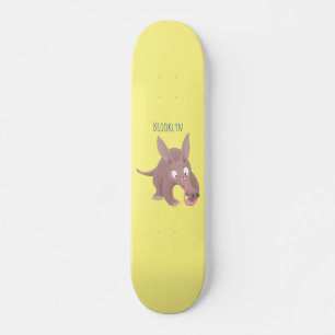 Kaneelaarvark cartoon persoonlijk skateboard