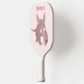 Kaneelaarvark cartoon pickleball paddle (Links)