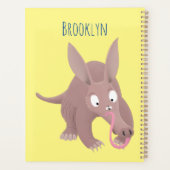 Kaneelaarvark cartoon planner (Achterkant)