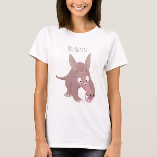 Kaneelaarvark cartoon t-shirt (Voorkant)
