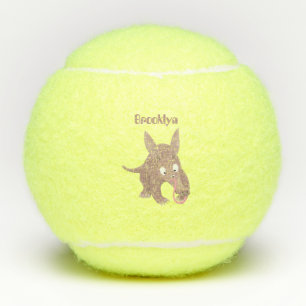 Kaneelaarvark cartoon tennisballen