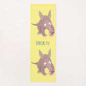 Kaneelaarvark cartoon yogamat (Voorkant)