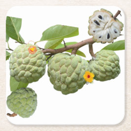 Kaneelappel - Glas naar shot Kartonnen Onderzetters