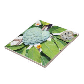 Kaneelappel - Glas naar shot Tegeltje (Zijkant)