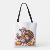 Kaneelboomkalkoen herfst  tote bag (Achterkant)