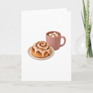 Kaneelbroodje en Cacao Kaart