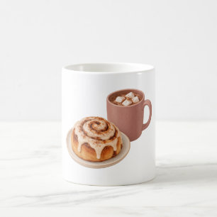 Kaneelbroodje en Cacao Koffiemok