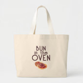 Kaneelbroodje in de Oven Grote Tote Bag (Voorkant)