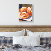 Kaneelbroodjes Bakkerij Schilderij Canvas Afdruk (Insitu (Slaapkamer))