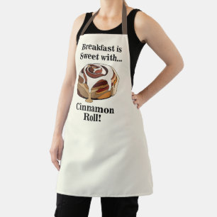 Kaneelbroodjes Zoete Broodjes Gebak Bakkerij Schort