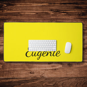 Kaneelgeel Elegante Naam Trendy Minimalist Bureaumat