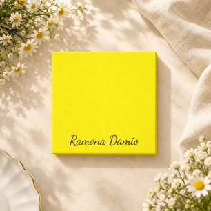 Kaneelgeel Professioneel Minimalistisch Zwart Schr Post-it® Notes