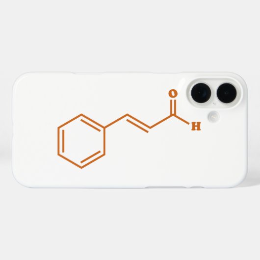 kaneelkaneelaldehyde Moleculaire chemische formule Case-Mate iPhone Case (Achterkant (horizontaal))