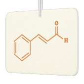 kaneelkaneelaldehyde Moleculaire chemische formule Luchtverfrisser (Links)