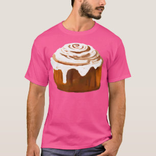 Kaneelrol Halloween Brood Cosplay Eten T-shirt