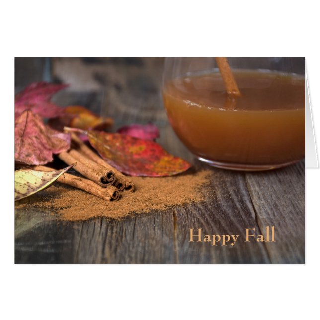 kaneelstokjes en appelcider (Voorkant Horizontaal)