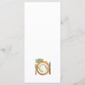 Kaneelstokjes & Oranje plakjes Viering Menu (Achterkant)