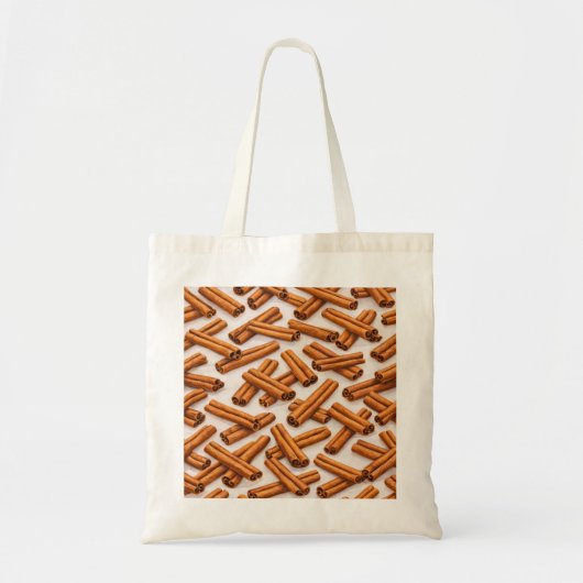 Kaneelstokken Patroon Tote Bag (Voorkant)